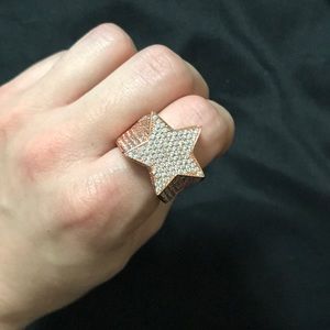 Rose Gold Star Ring